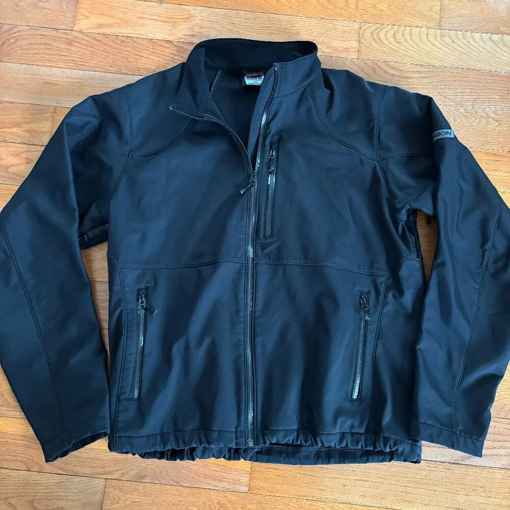 VTG Karbon Ski Jacket Mens‎ XL Nylon Softshell Waterproof Snowboarding Full Zip